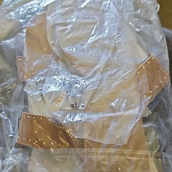 Mixit Women’s 9 Tan Dual-Band Slide Sandals – Summer Casual, NWT - Picture 3 of 4